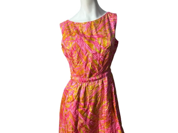 Vintage 60's Suzy Perette day dress M - image 1