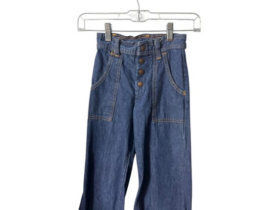 Vintage 70's kids bell bottoms 10 Sears Growing Girl