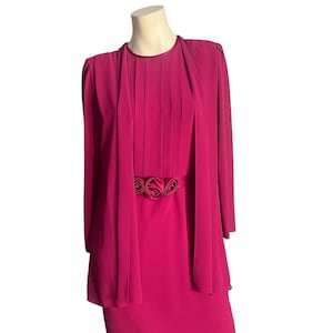 Vintage 80&#39;s Ursula pink dress 8