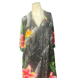 Vintage 70&#39;s Lounge Master dress caftan L