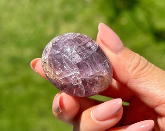 Rare Lilac Pink Villiaumite Tumble | Russian Collector's Crystal