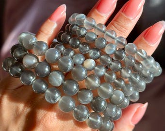 Gray Moonstone Bracelet