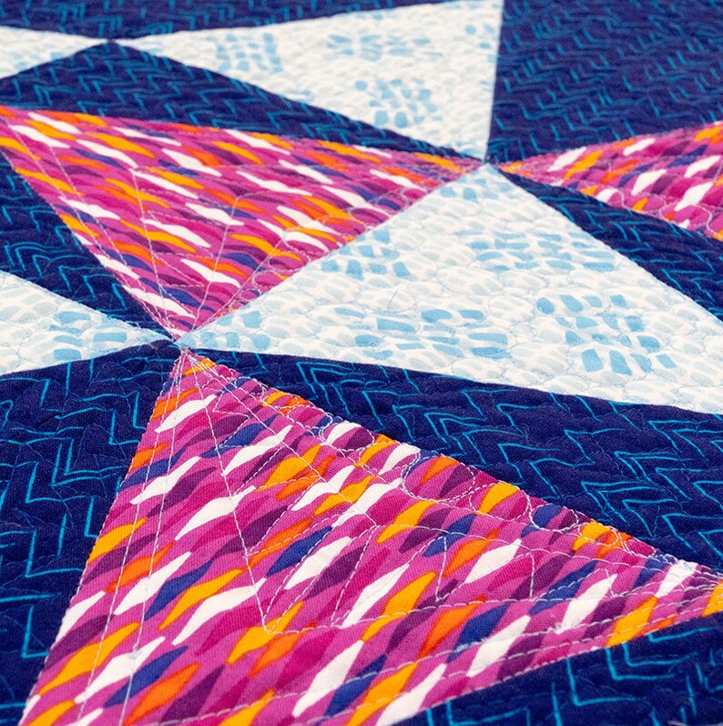 Blooming Wallflowers Digital Quilt Pattern by Christa Watson Etsy