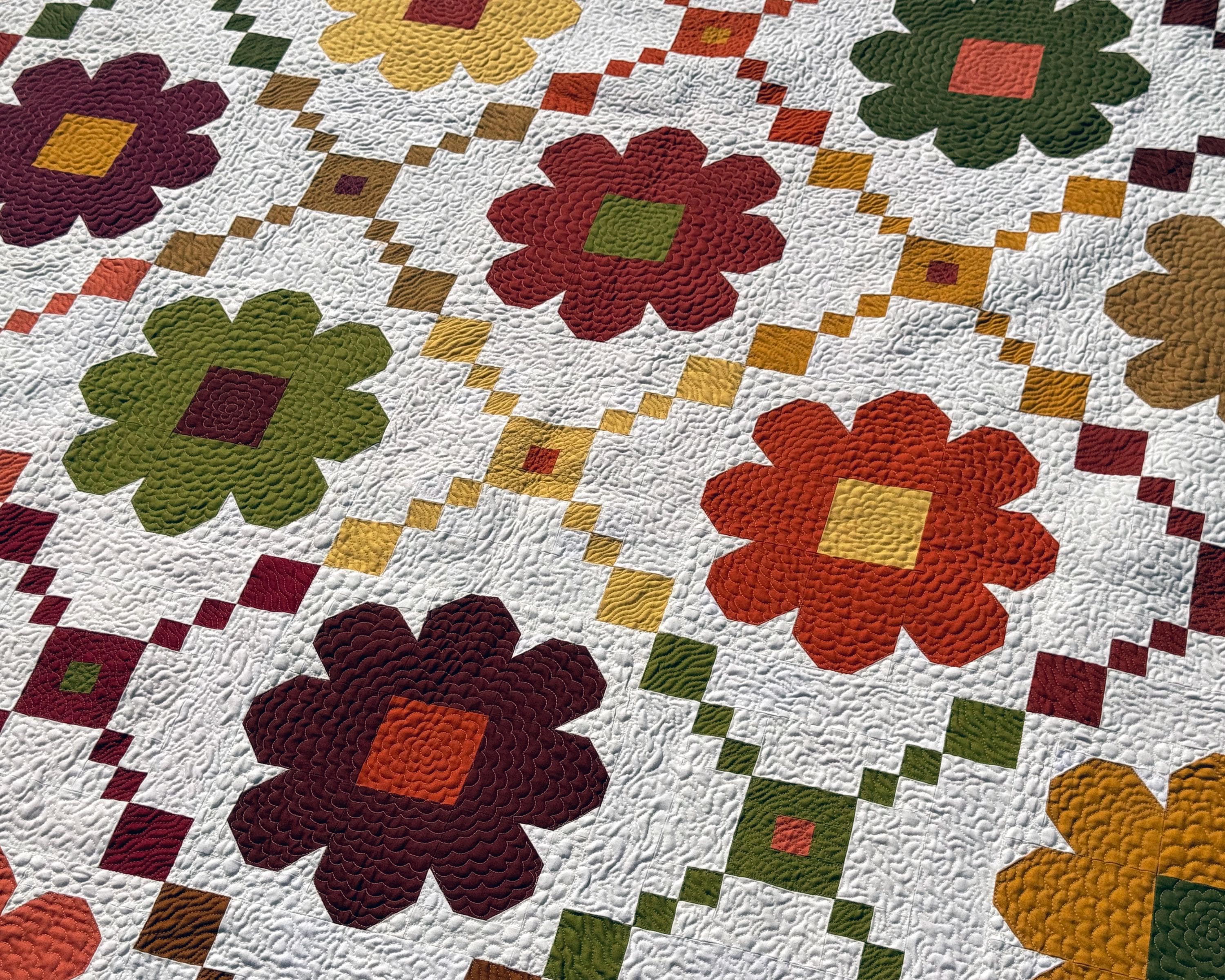 Daisy Chain Digital Quilt Pattern by Christa Watson of Christaquilts - Etsy