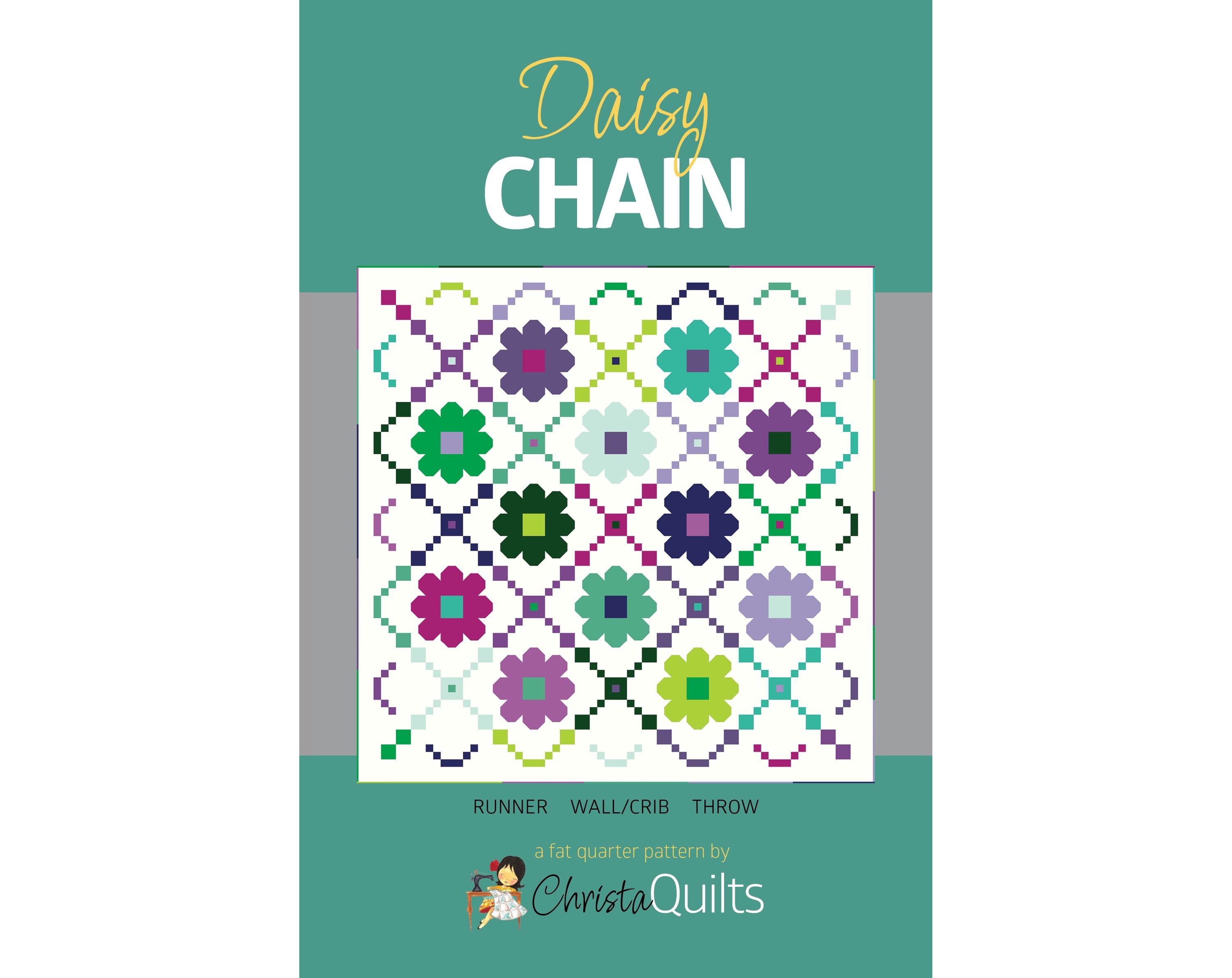 Daisy Chain Digital Quilt Pattern by Christa Watson of Christaquilts - Etsy