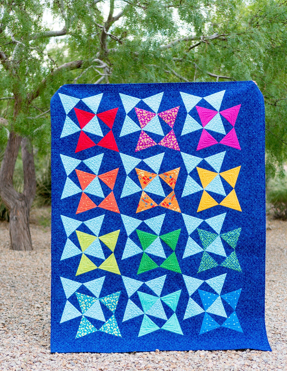 Blooming Wallflowers Digital Quilt Pattern by Christa Watson Etsy