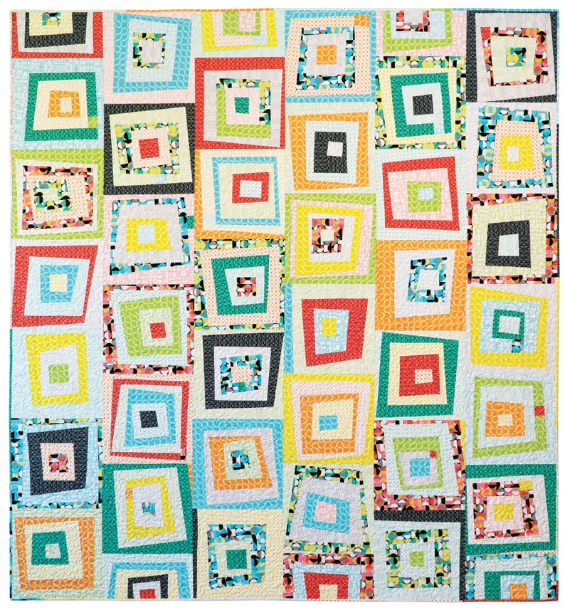 Modern Logs Digital Quilt Pattern by Christa Watson of ChristaQuilts image 3