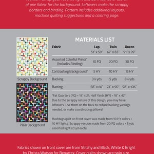 Bling Digital Quilt Pattern by Christa Watson of ChristaQuilts image 2