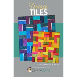 Terrace Tiles Digital Quilt Pattern by Christa Watson of ChristaQuilts image 1