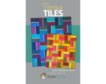 Terrace Tiles Digital Quilt Pattern by Christa Watson of ChristaQuilts