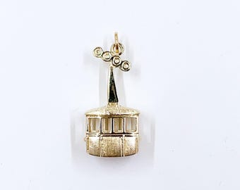 Vintage 14k Gold Gondola Lift Charm