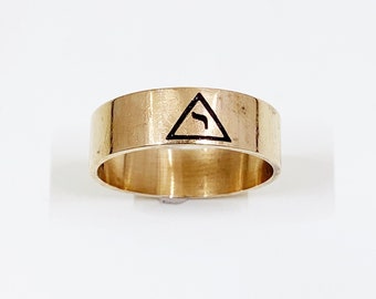 Vintage 10K Masonic Ring, 14th Degree Scottish Rite