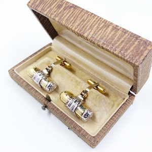 Vintage Sterling Silver Hayward Cigar Cufflinks | Tobacciana Cigar Cufflinks