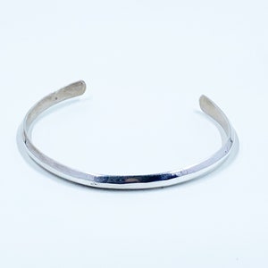 Vintage Silber Armreif | Sterling Silber Manschetten | Stapelarmband