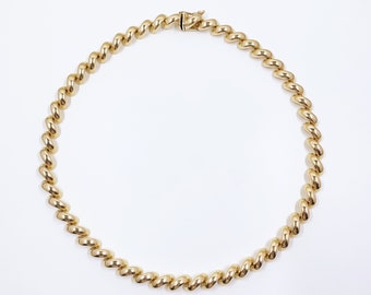 Estate 14K San Marcos Necklace | 16 inch Necklace