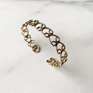 Vintage Filigree Cuff Bracelet | Silver Wire Cuff