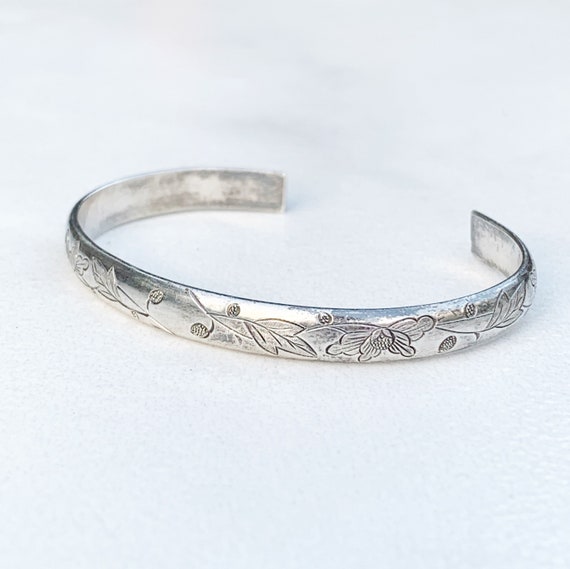 Antique silver cuff bracelet deals