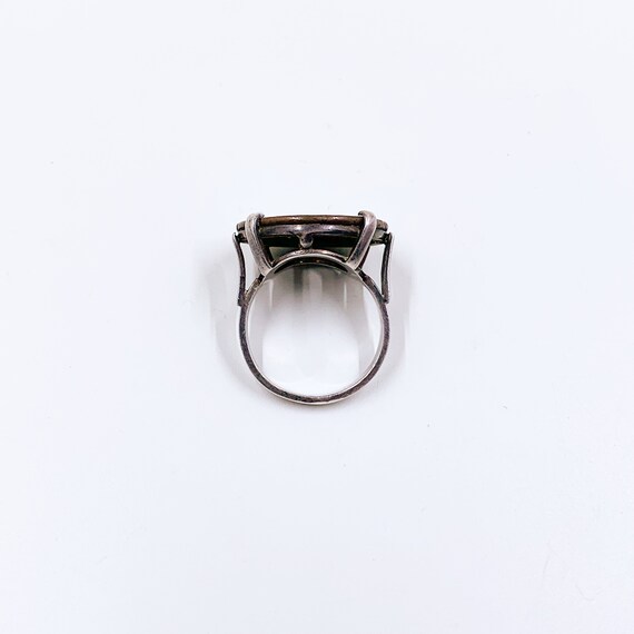 Vintage Sterling Silver Ancient Coin Ring | Size … - image 7
