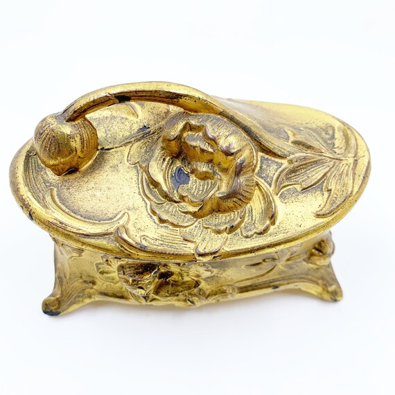 Antique Art Nouveau Jewelry Casket |  Antique Jew… - image 5