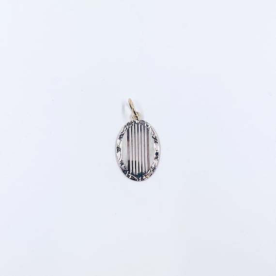 Victorian Engraved 12k Gold Charm, Cufflink Conve… - image 1