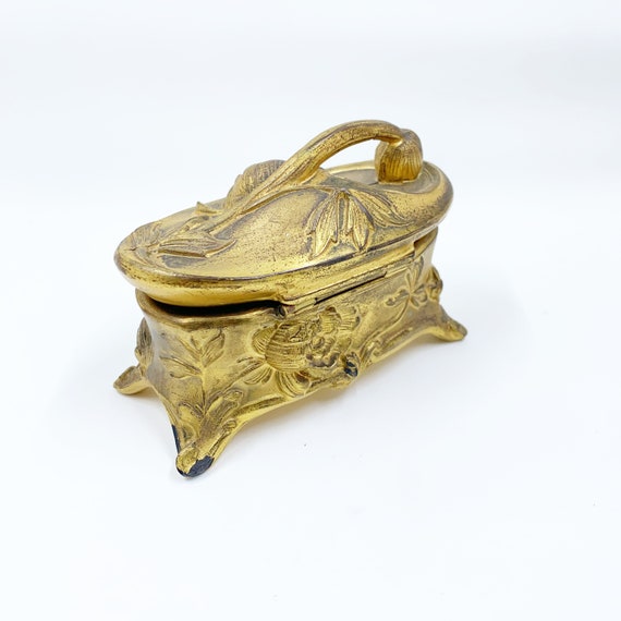 Antique Art Nouveau Jewelry Casket |  Antique Jew… - image 9