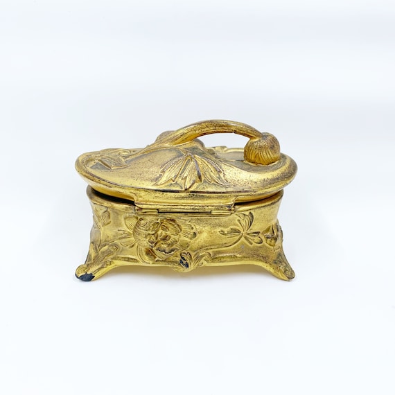 Antique Art Nouveau Jewelry Casket |  Antique Jew… - image 3