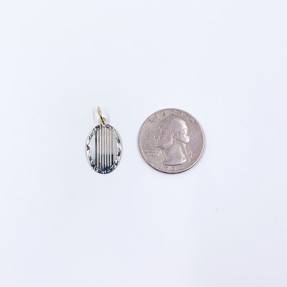 Victorian Engraved 12k Gold Charm, Cufflink Conve… - image 3