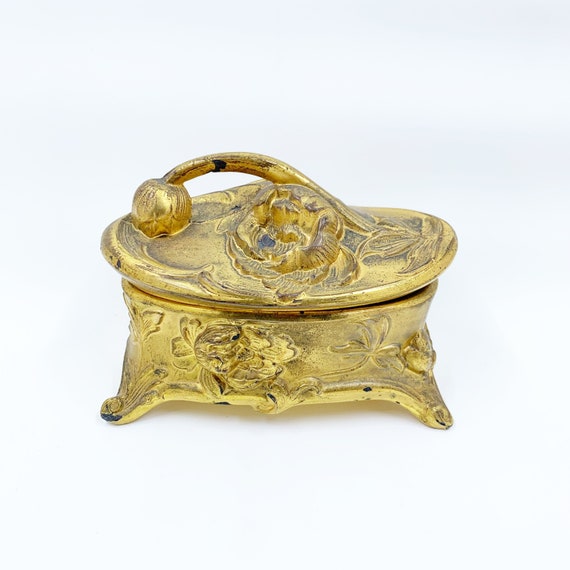 Antique Art Nouveau Jewelry Casket |  Antique Jew… - image 1