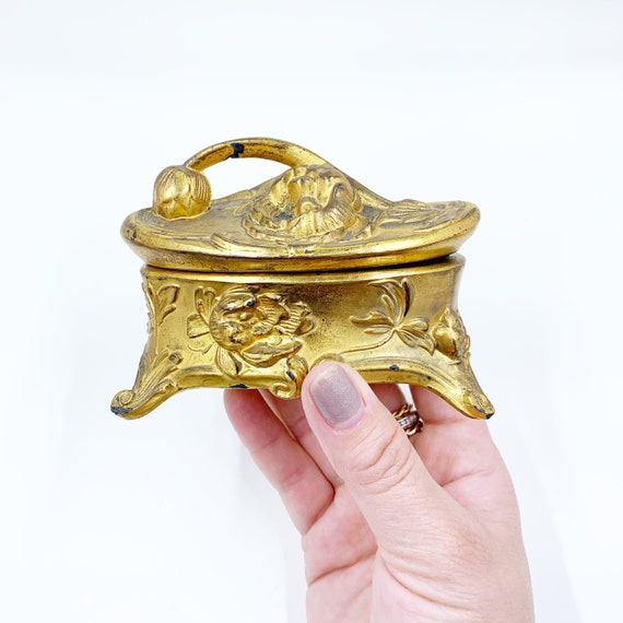 Antique Art Nouveau Jewelry Casket |  Antique Jew… - image 10