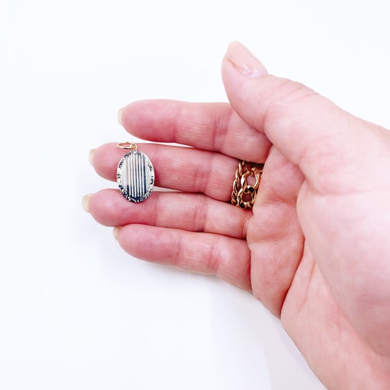 Victorian Engraved 12k Gold Charm, Cufflink Conve… - image 10