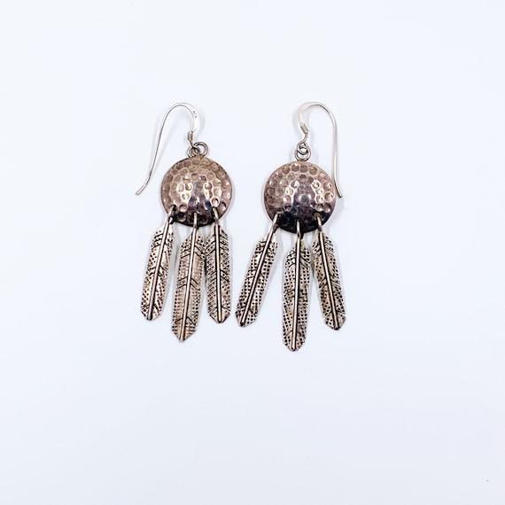 Navajo feather deals earrings
