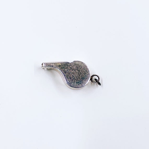 Vintage Sterling Truart Whistle Pendant - image 6