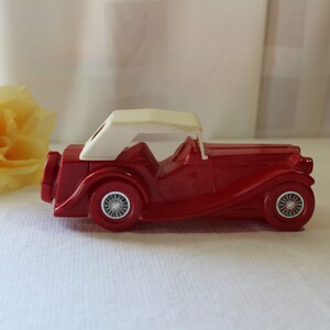 Vintage AVON &quot;1936 MG&quot; Decanter, 1974, Empty Bottle, Wild Country After Shave, Avon Collectible Car