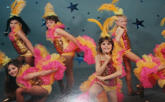 Girl's Dance Recital Costume, Girl, Salsa, Cha Cha, 7-8 Yrs. 