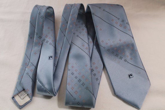 Vintage 80s PACO RABANNE 3 X 54 Inch Silk Necktie… - image 2