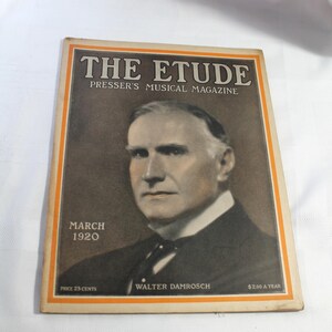 THE ETUDE Presser&#39;s Musical Magazine, March 1920