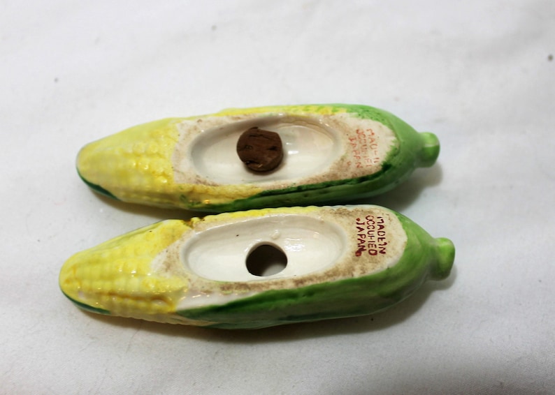 Occupied Japan Vintage Ears of Corn Salt and Pepper Shakers