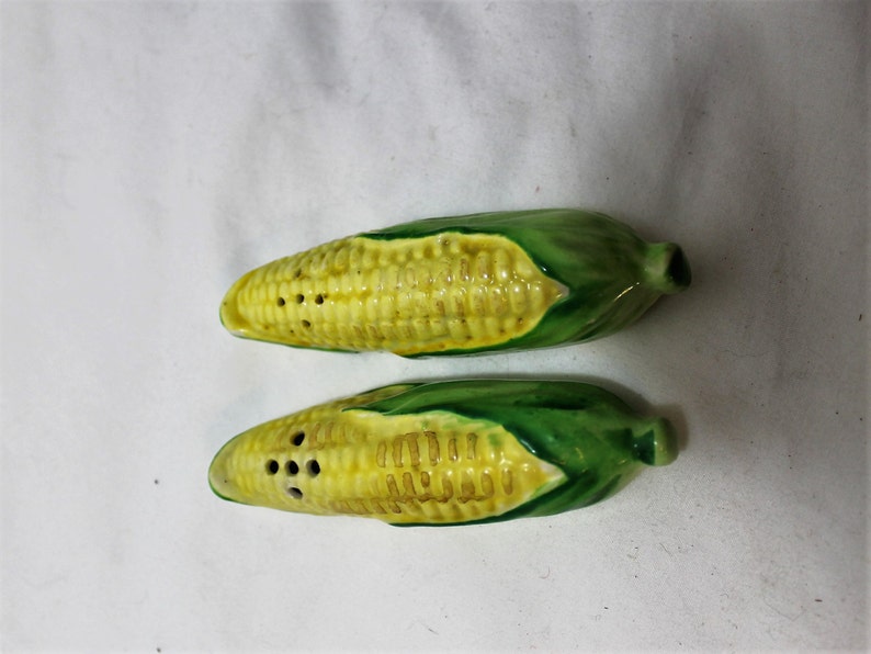 Occupied Japan Vintage Ears of Corn Salt and Pepper Shakers