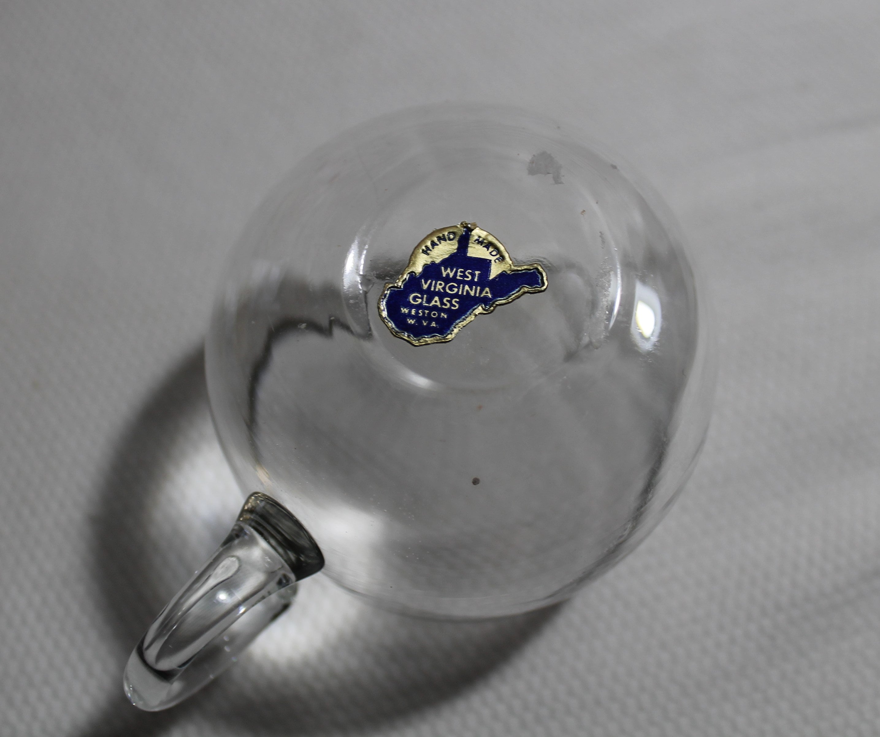 Vintage West Virginia Glass Co. 25th Anniversary Creamer Etsy