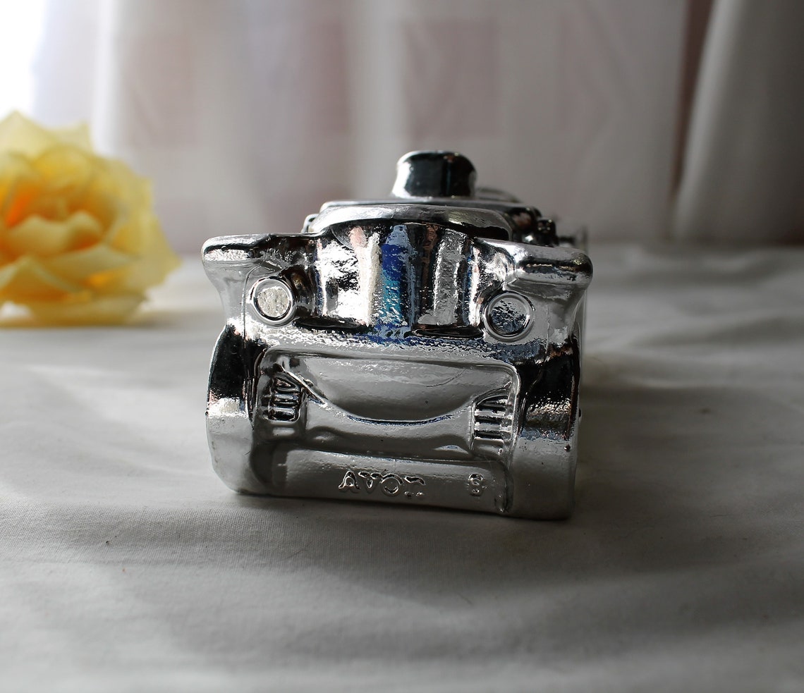 Vintage AVON Silver Roadster Car May 1978 Empty After Shave - Etsy
