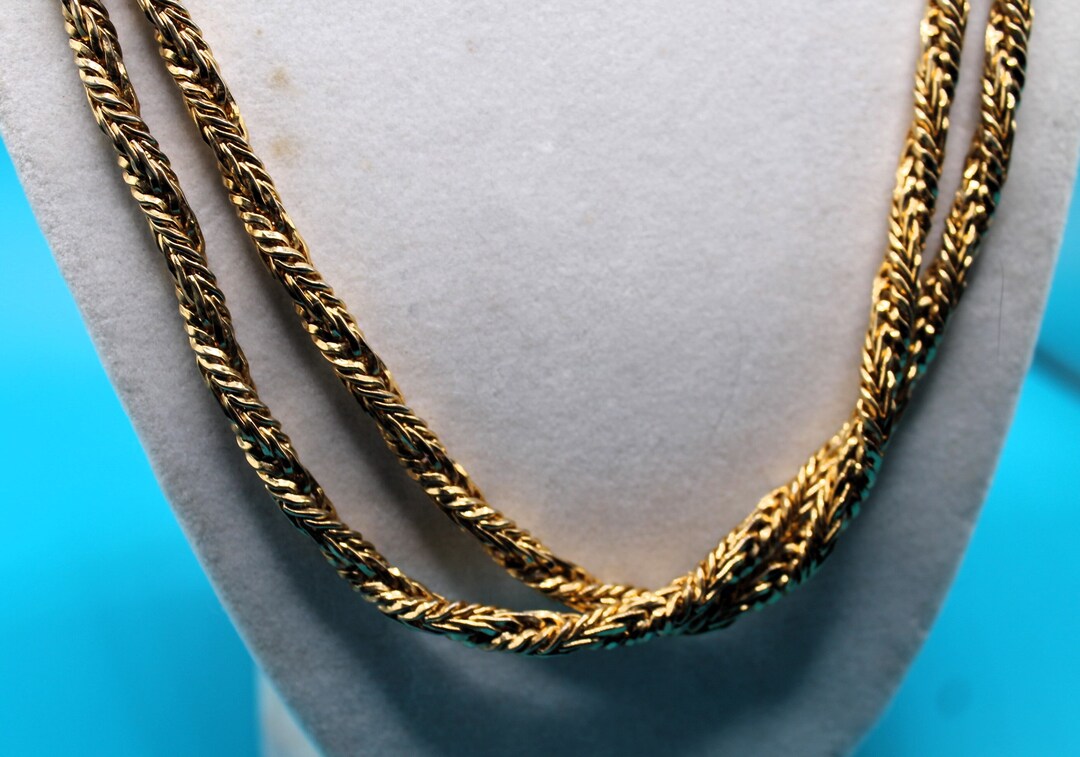 42 Inch Rope Vintage MONET 42 Inch Rope Chain, Statement Necklace - Etsy