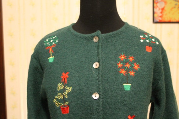 SALE Vintage Karen Scott Ugly Christmas Sweater, … - image 2