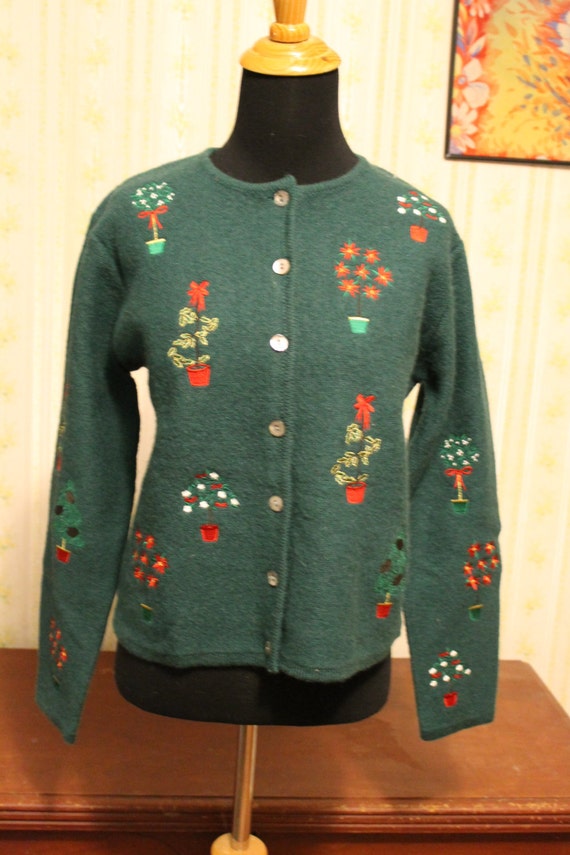 SALE Vintage Karen Scott Ugly Christmas Sweater, C