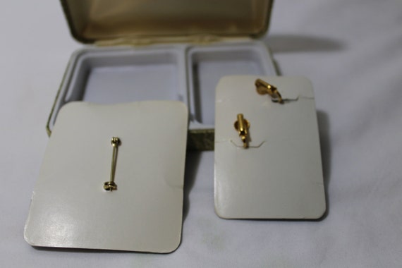 Vintage CAMELOT Aurora Borealis Brooch and Clip E… - image 4