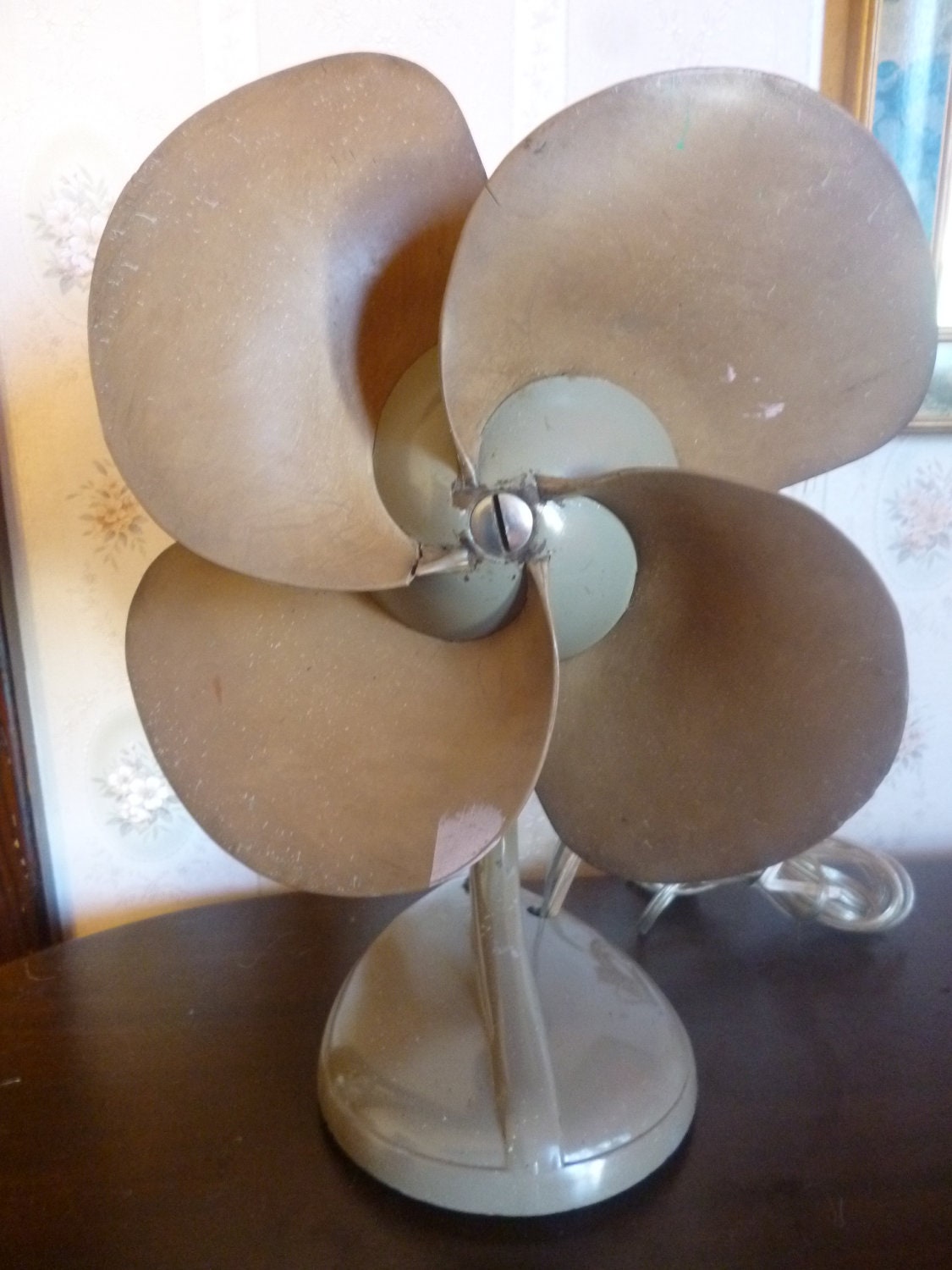 SALE Industrial Age SAMSON Rubber Blade Electric Tabletop Fan Etsy