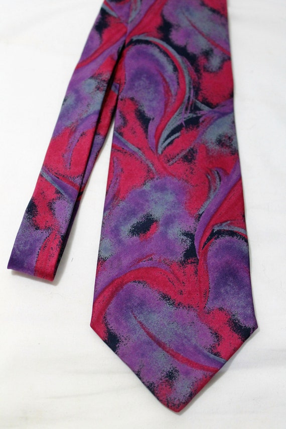 Vintage ENRICO GUCCINI 3.9 Inch Wide Silk Necktie Hot Pink - Etsy