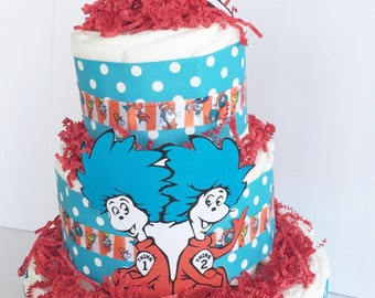 rustic diaper cake boy