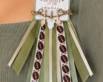Football Baby Shower Mom-to-Be Pin | Mommy of the Rookie Sash Pin | Football Baby Shower Accessory | Pregnant Mom Gift | Game Day Baby Showe