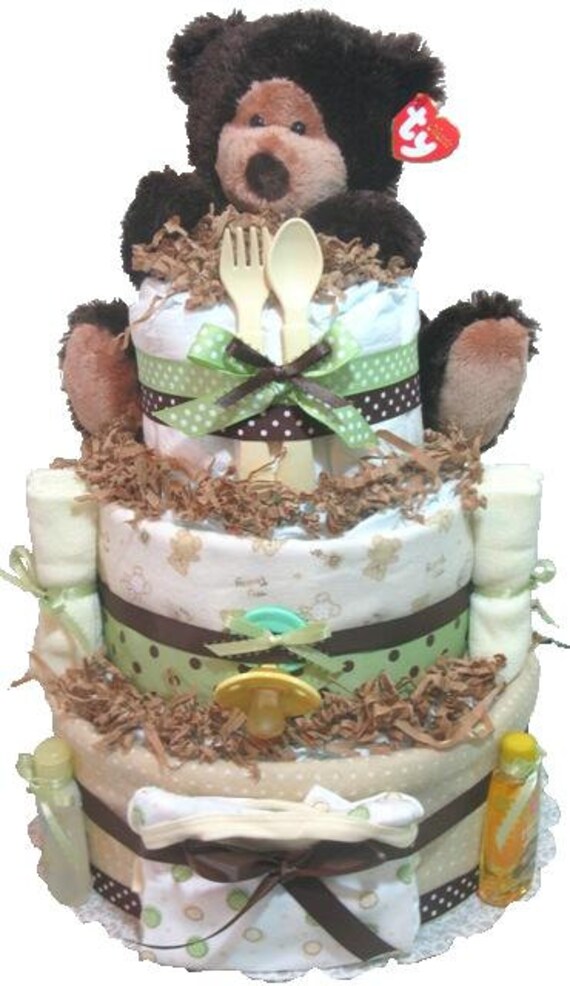 Baby Boy Gift Basket Neutral Baby Gift Basket Teddy Bear