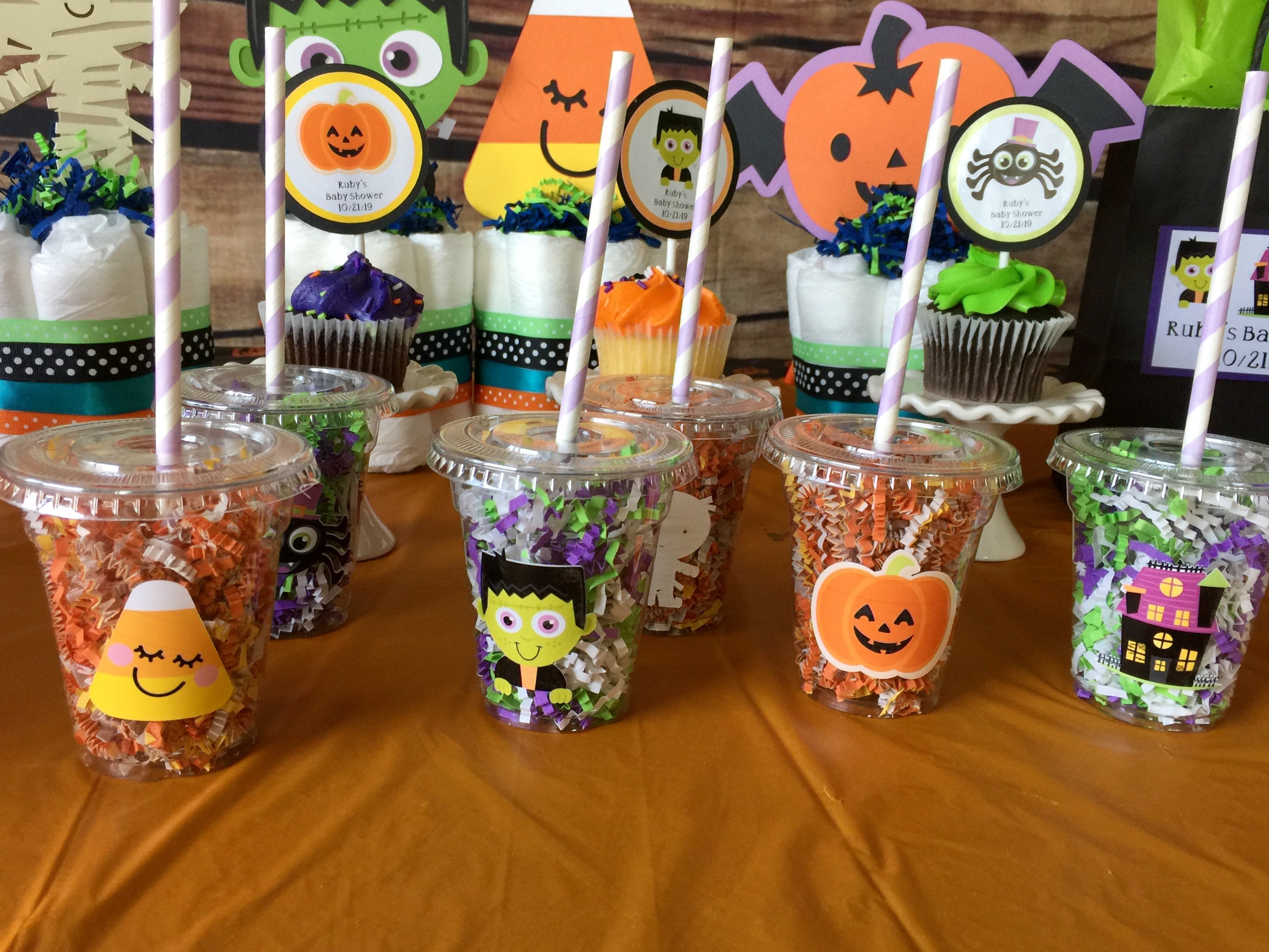 halloween baby shower party favors